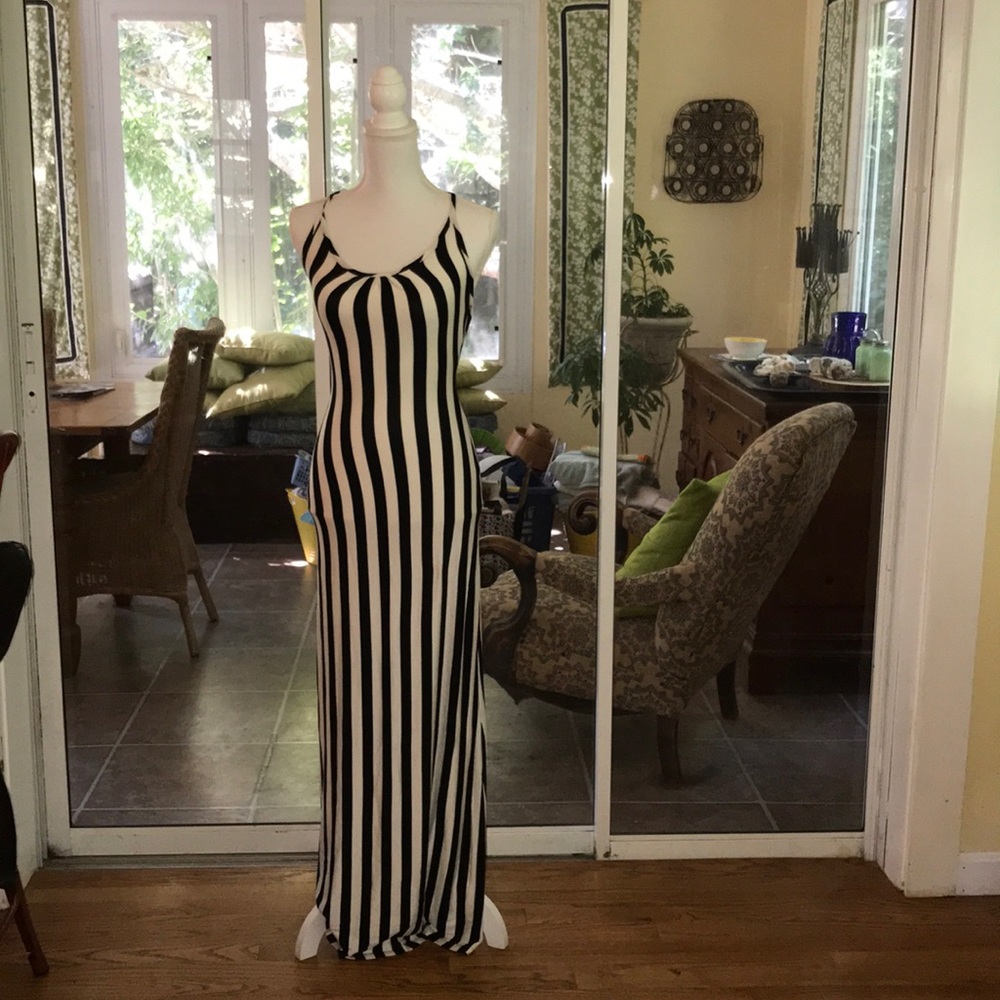 Snap maxi dress